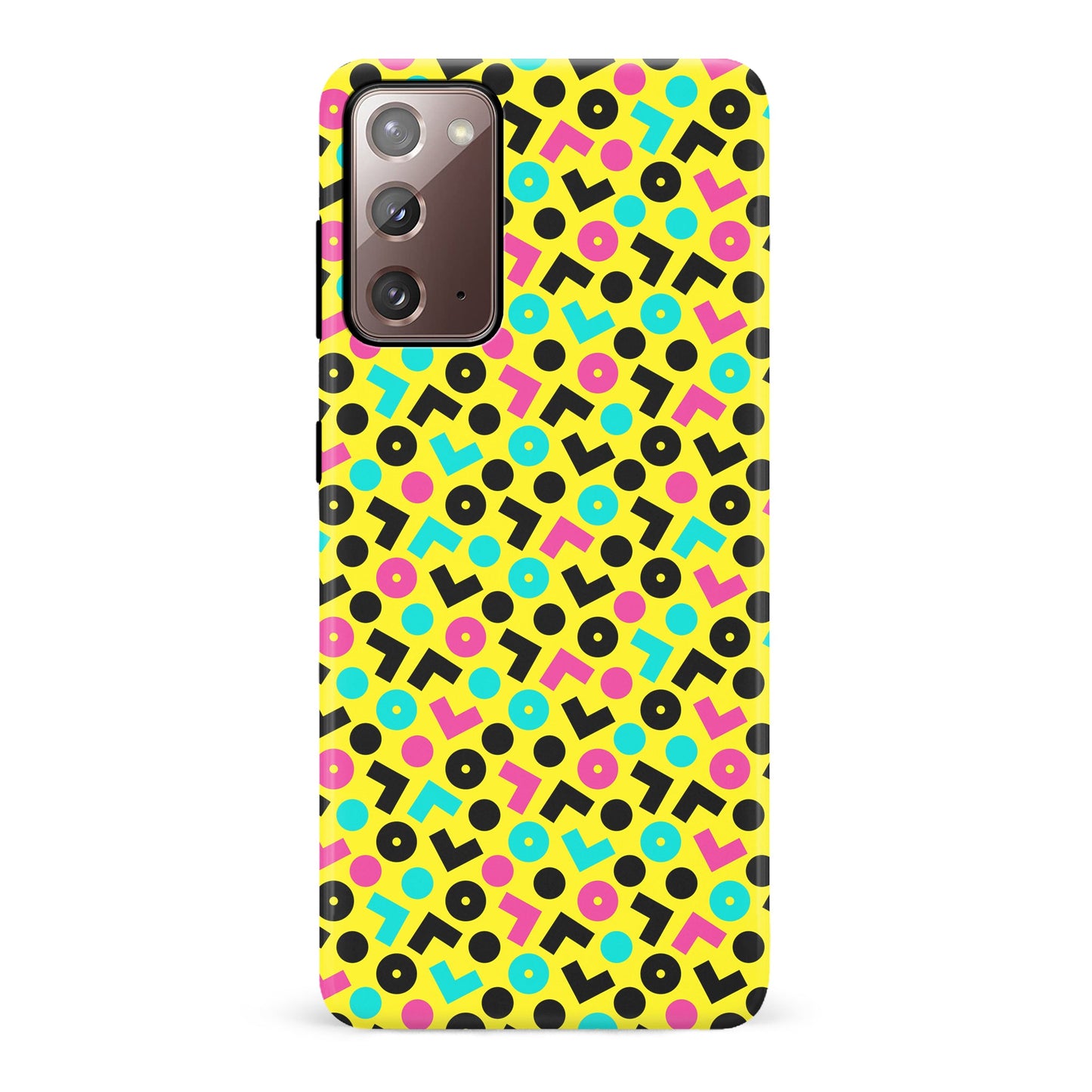 Samsung Galaxy Note 20 90's Geometry Phone Case in Yellow