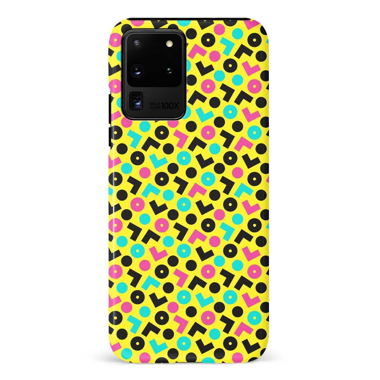 Samsung Galaxy S20 Ultra 90's Geometry Phone Case in Yellow
