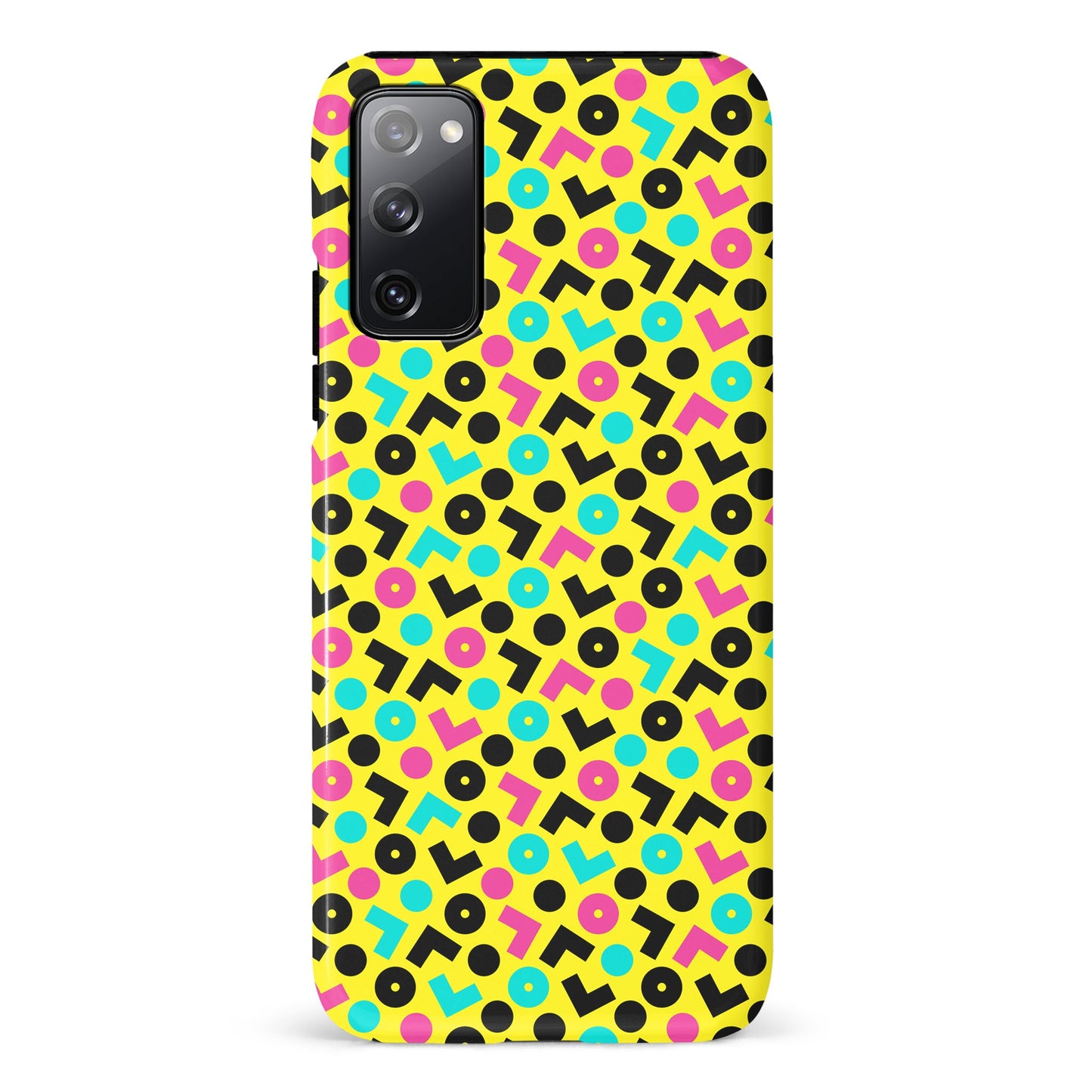 Samsung Galaxy S20 FE 90's Geometry Phone Case in Yellow