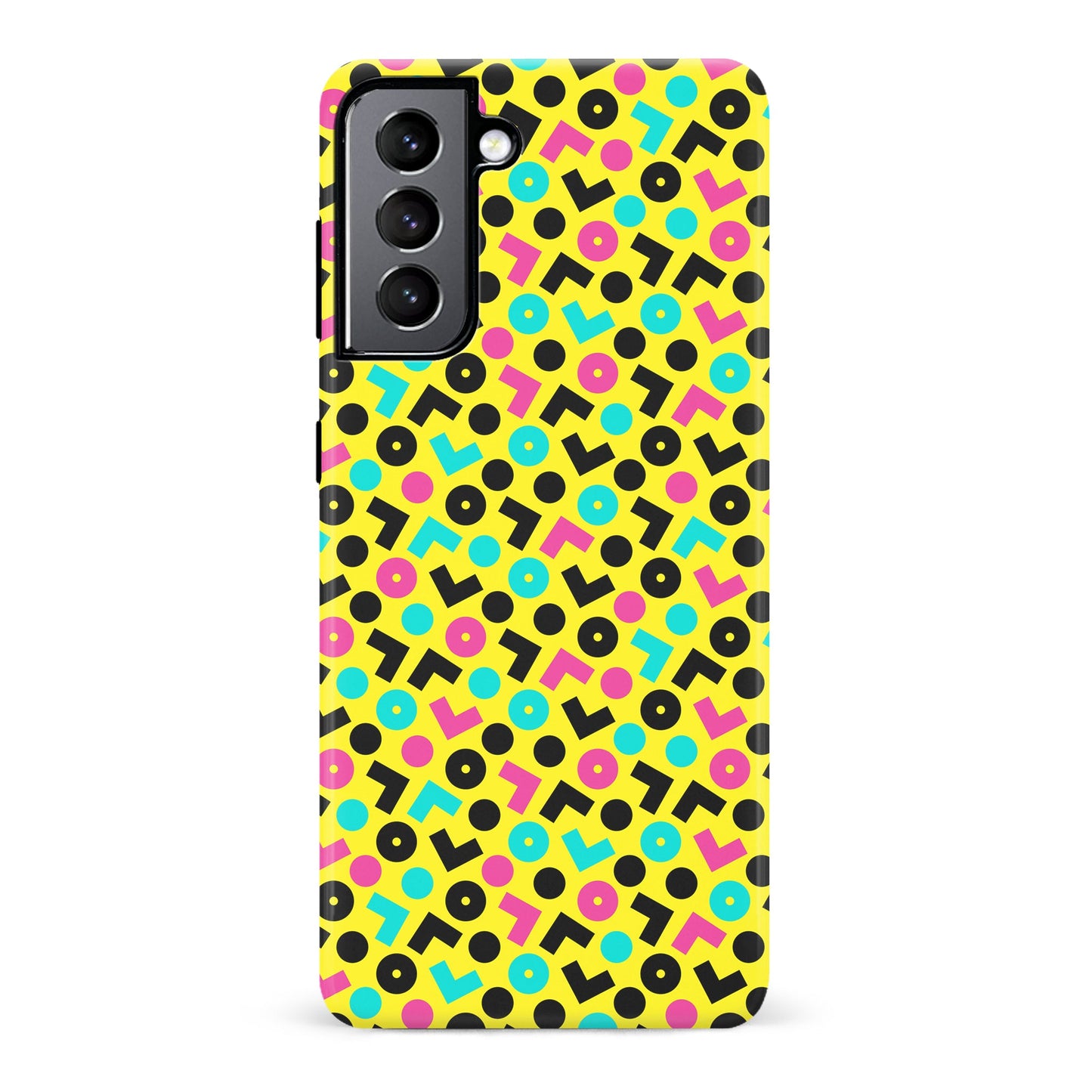Samsung Galaxy S22 90's Geometry Phone Case in Yellow