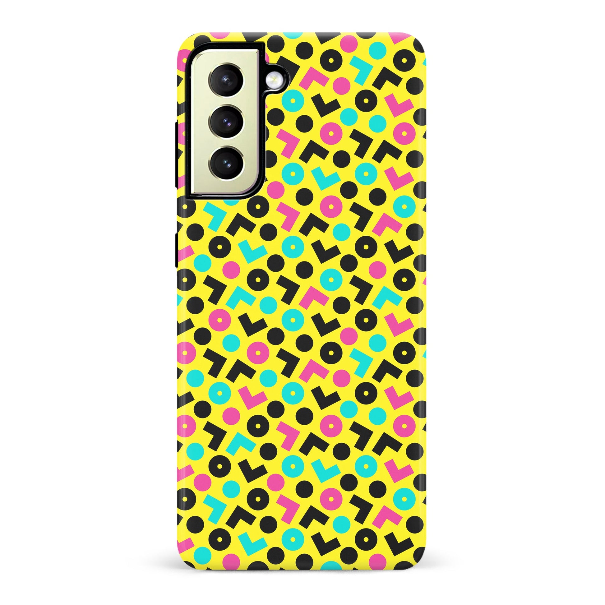 Samsung Galaxy S22 Plus 90's Geometry Phone Case in Yellow