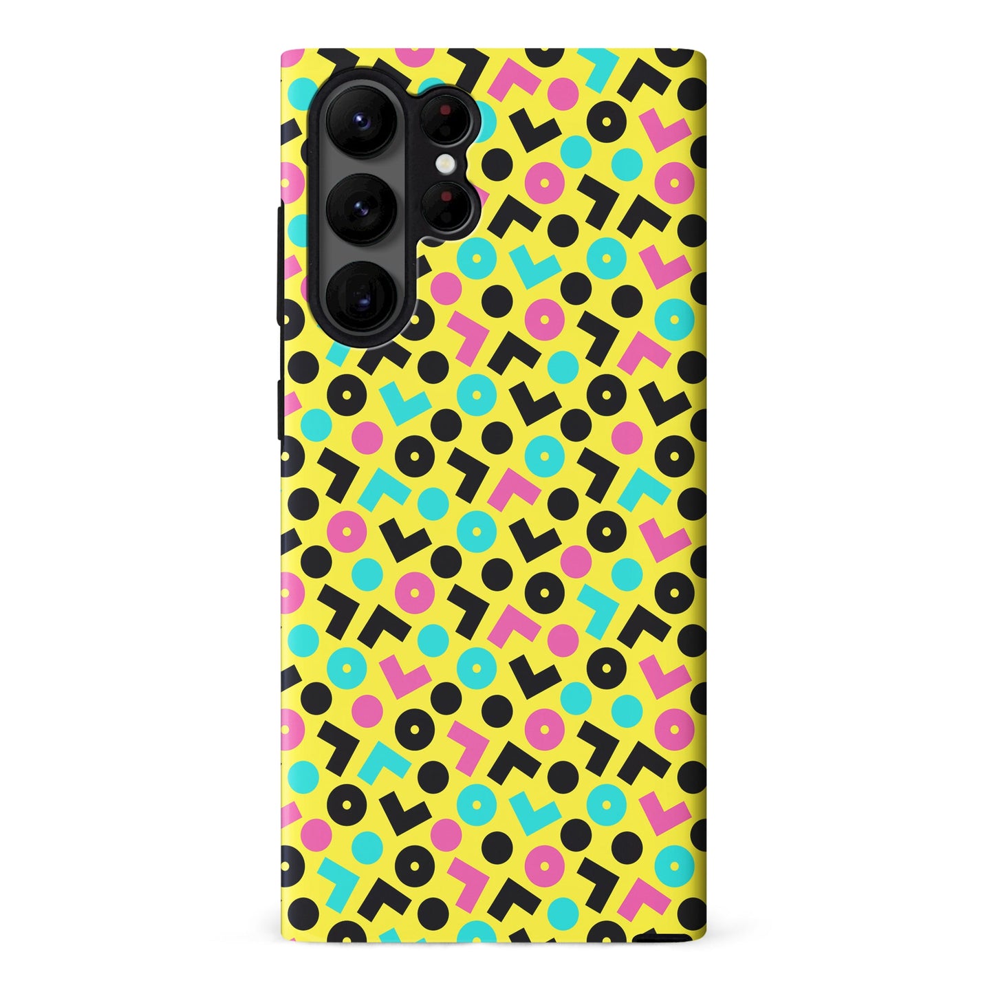 Samsung S23 Plus 90's Geometry Phone Case - Yellow