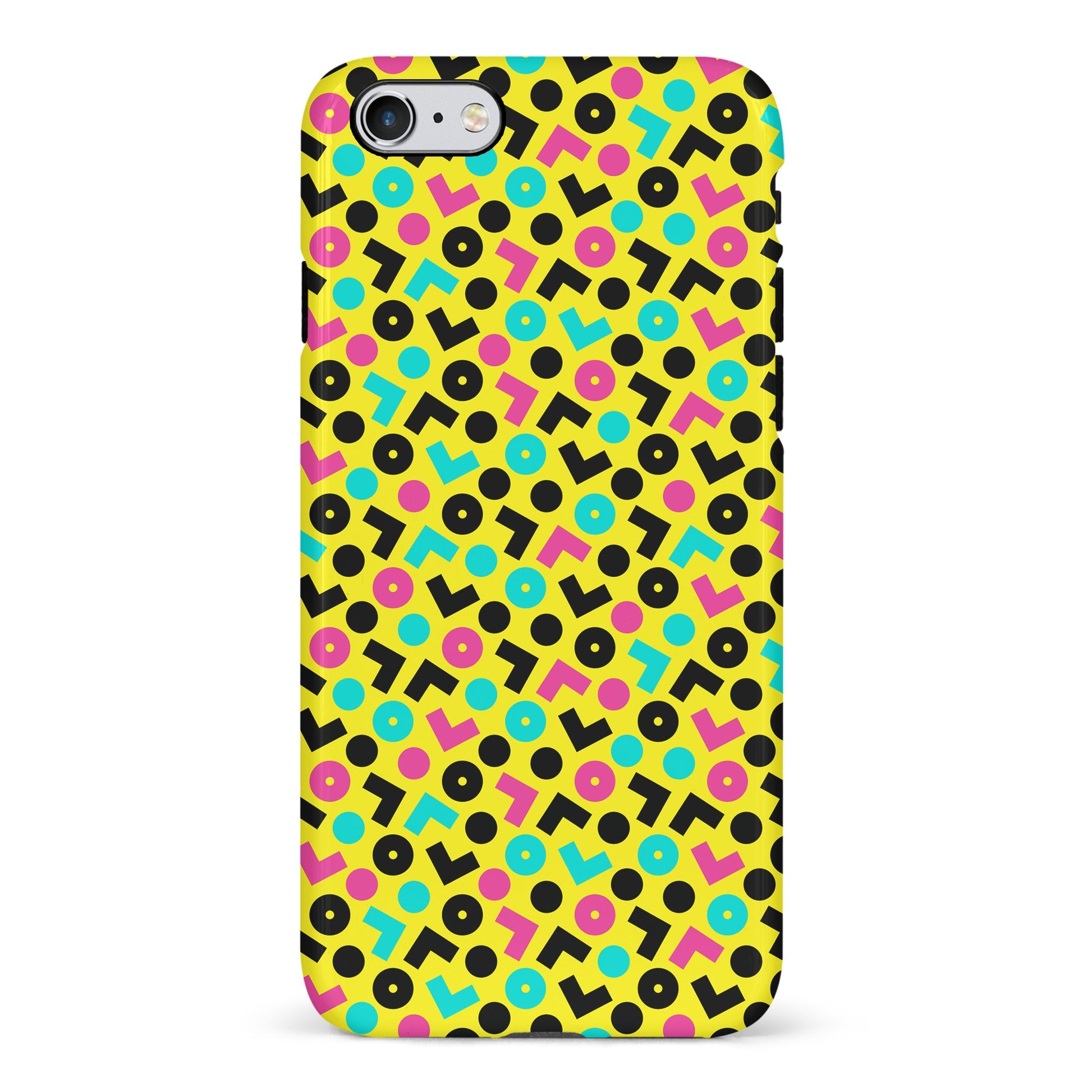 iPhone 6S Plus 90's Geometry Phone Case in Yellow