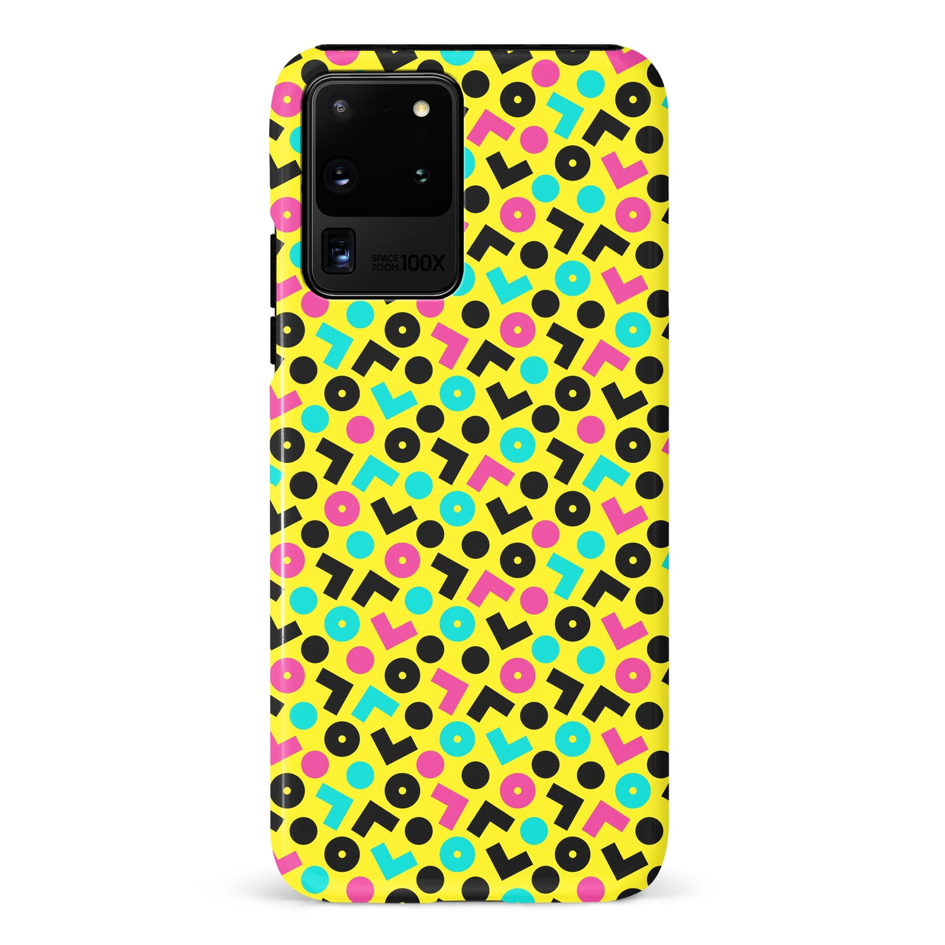 Samsung Galaxy S20 Ultra 90's Geometry Phone Case in Yellow