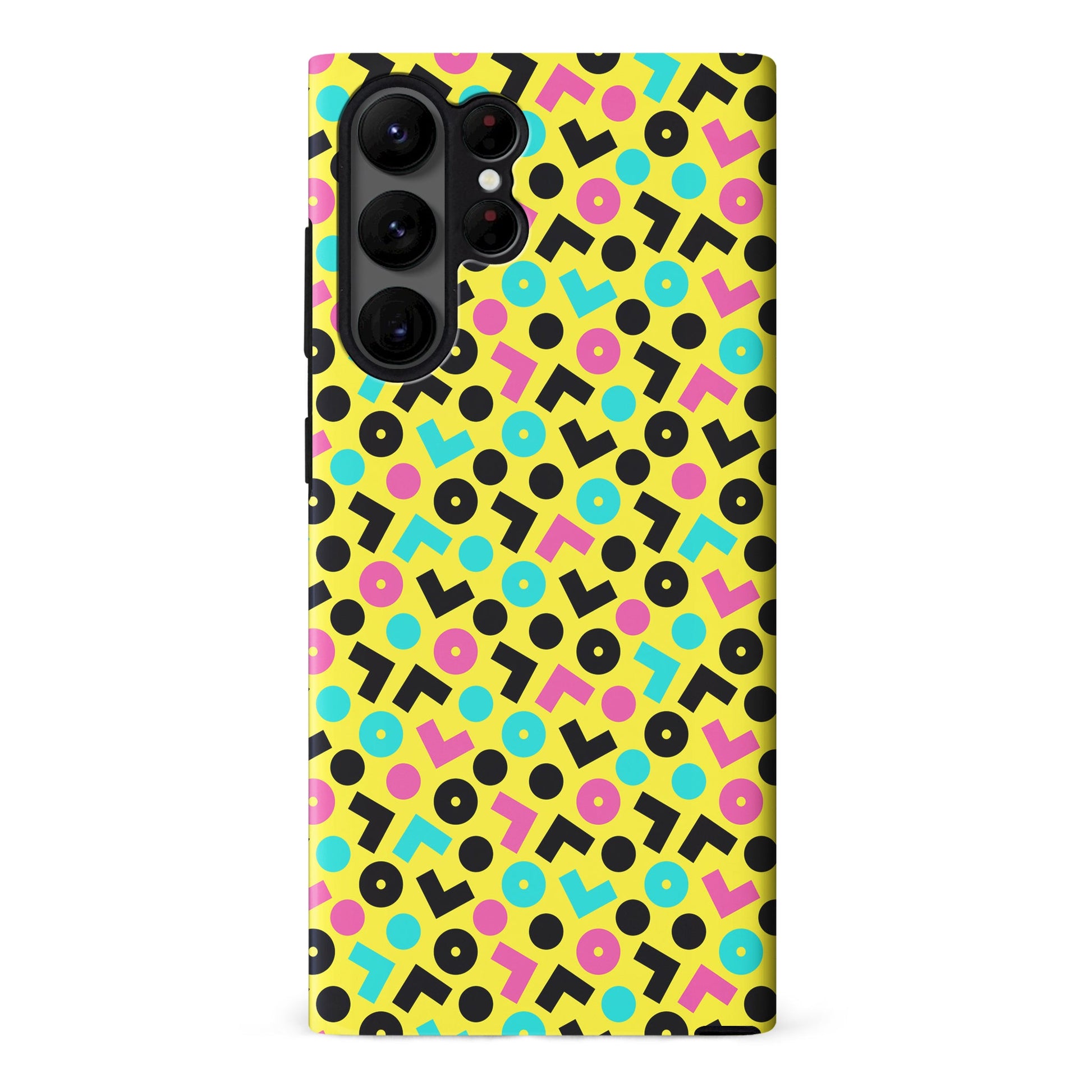 Samsung S23 Plus 90's Geometry Phone Case - Yellow
