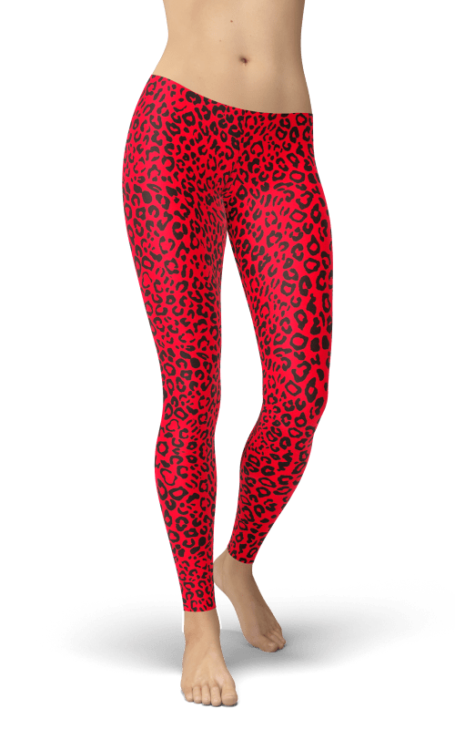 Animal print leggings