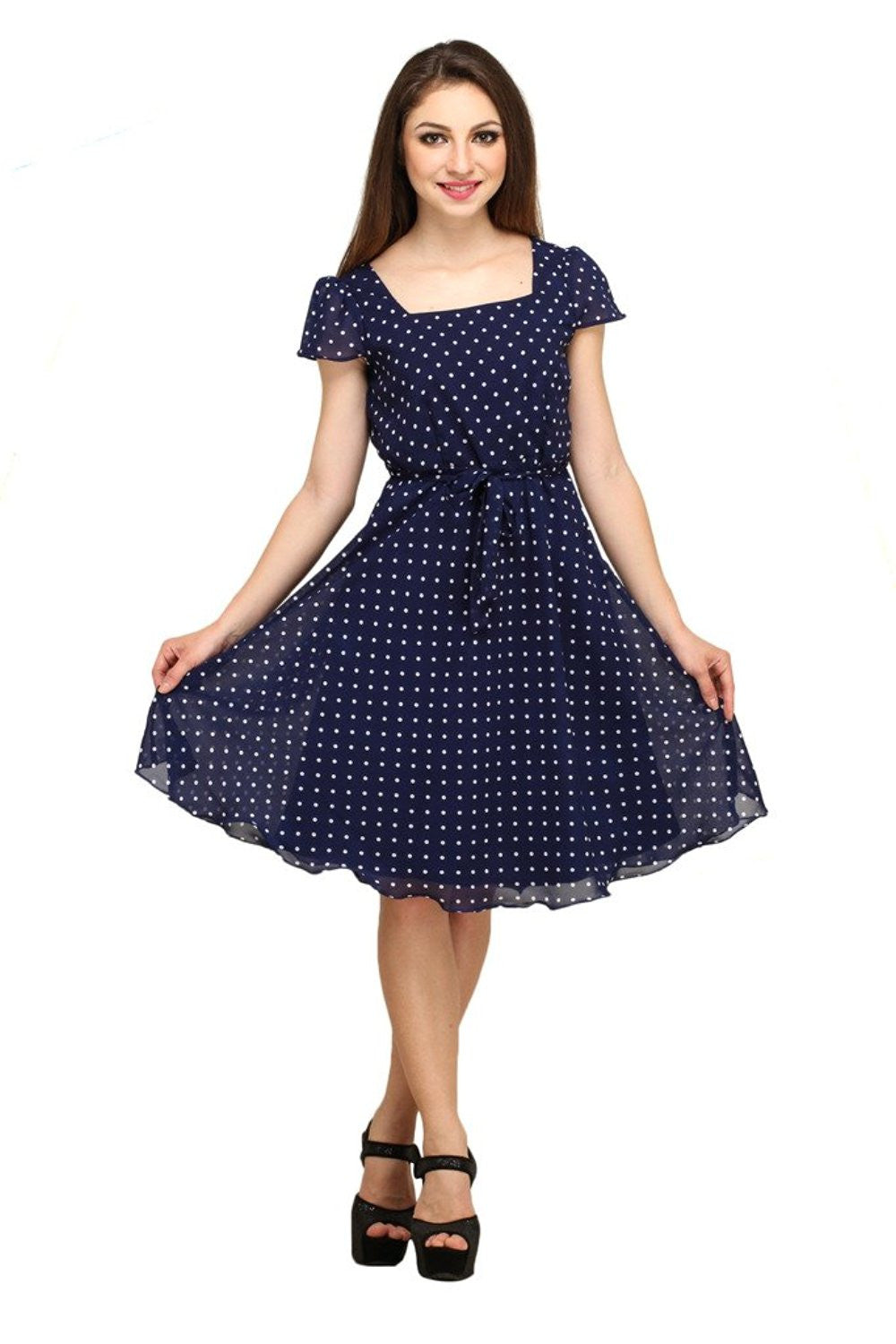 Navy Blue Sketer Dress