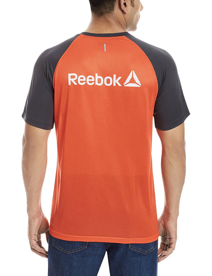 Reebok Men's Synthetic Round Neck T Shirt